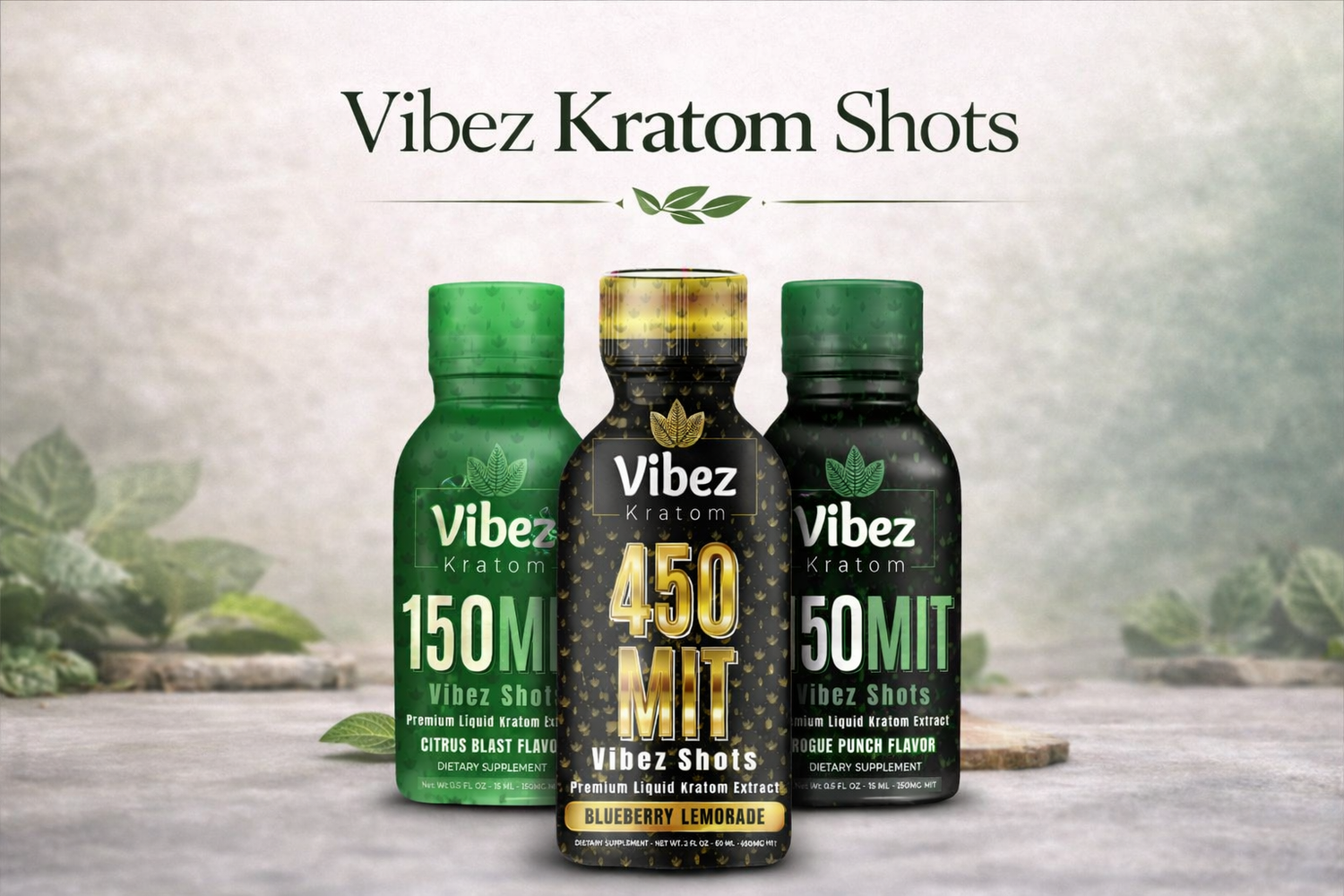 Vibez Kratom Shots Collection